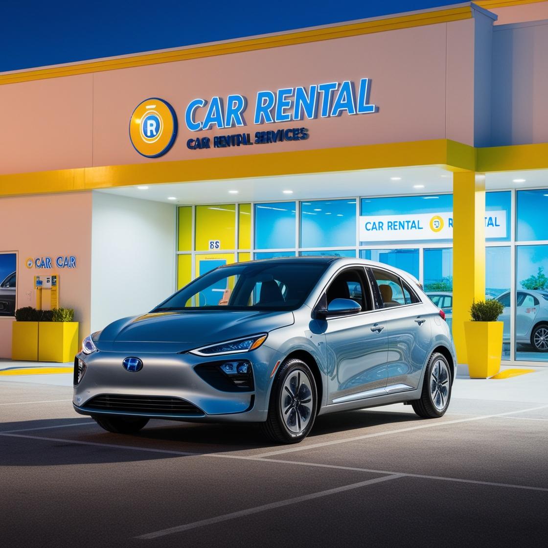 car with a car rental service