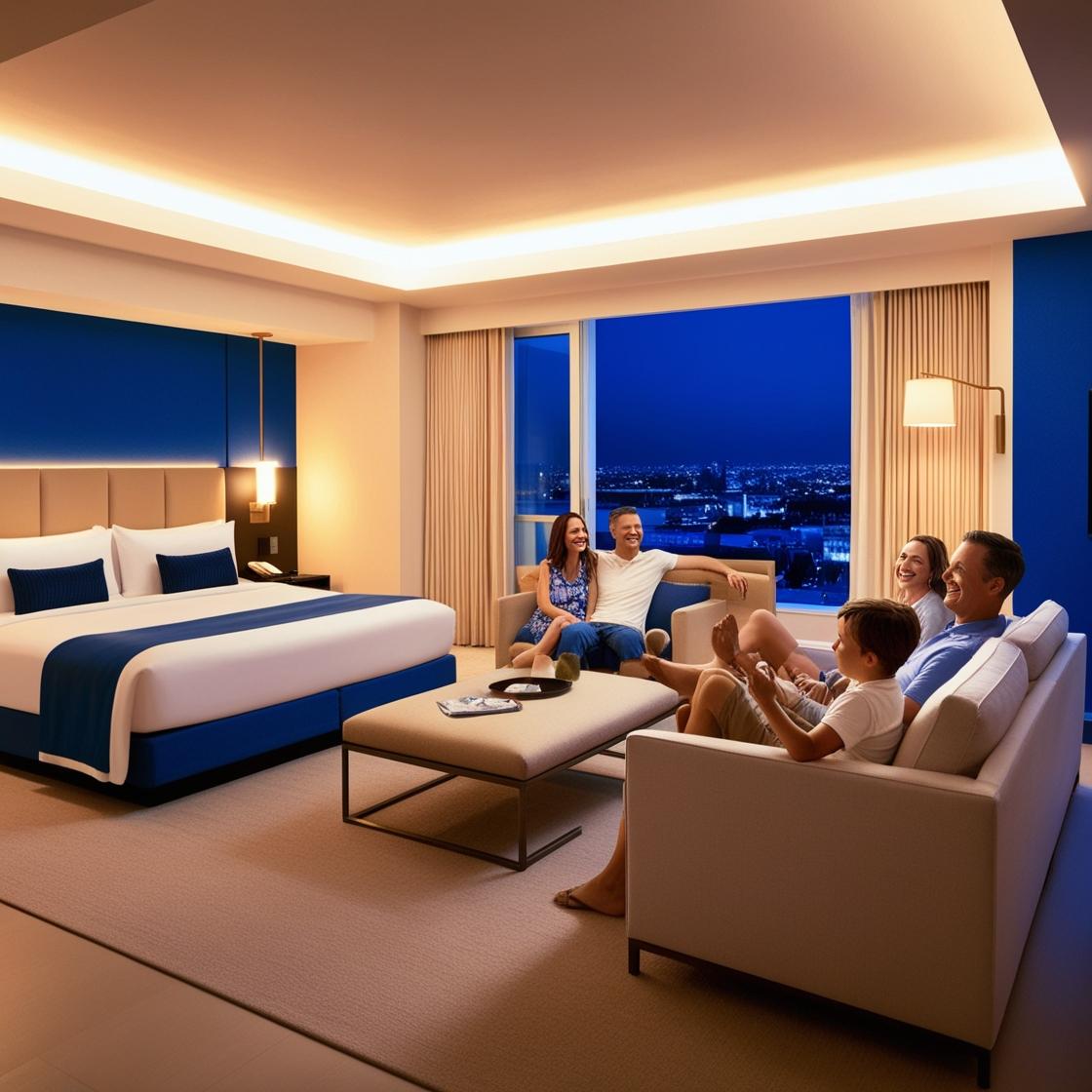 family hotel room interior